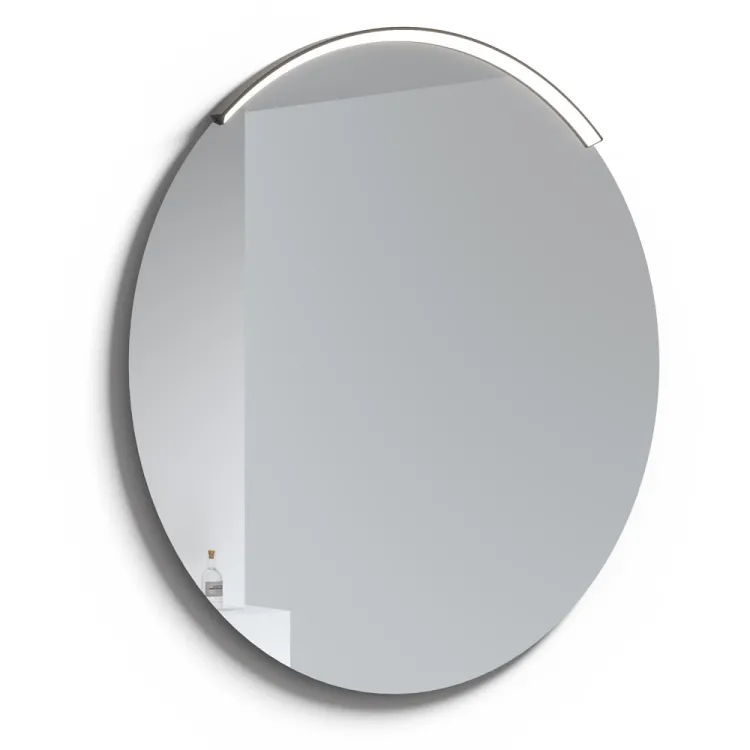 Spogulis ar LED apgaismojumu RB ECO ROUND MOON 80cm, melns