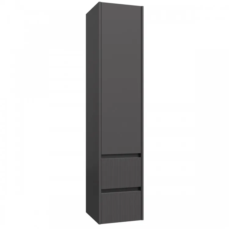 Vannas istabas mēbeļu komplekts RB URBAN 60cm, pelēks/black aluminium