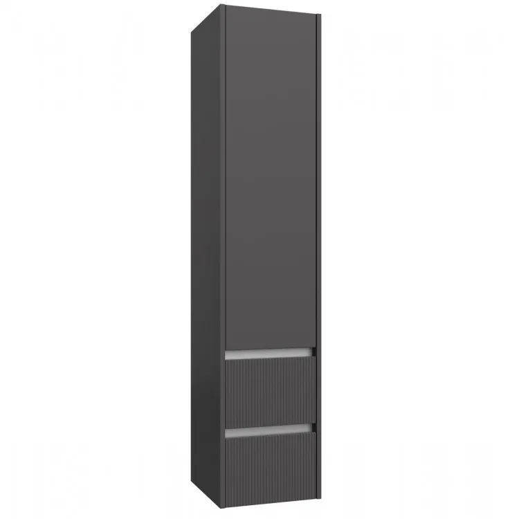 Vannas istabas mēbeļu komplekts RB URBAN 60cm, pelēks/aluminium