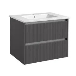 Vannas istabas mēbeļu komplekts RB URBAN 60cm, pelēks matēts