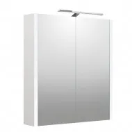Vannas istabas skapītis ar spoguli un LED apgaismojumu RB URBAN 60 cm, 2002312