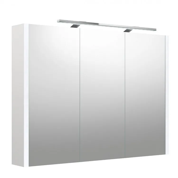 Vannas istabas skapītis ar spoguli un LED apgaismojumu RB URBAN 98 cm, 2002712