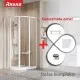 RAVAK Supernova 5-in-1 dušas kabīnes komplekts 90x90 cm ar Elipso Pro paliktni un sifonu