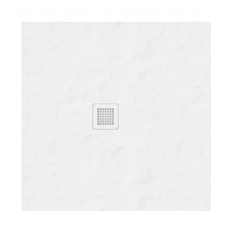 RAVAK Slate Pro 80x80 balts matēts dušas paliktnis