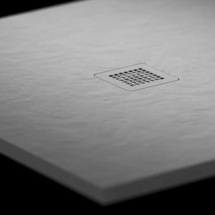 RAVAK Slate Pro 90x90 Smoke Grey dušas paliktnis