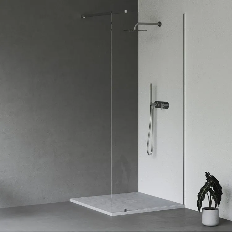 RAVAK Slate Pro 90x90 Smoke Grey dušas paliktnis