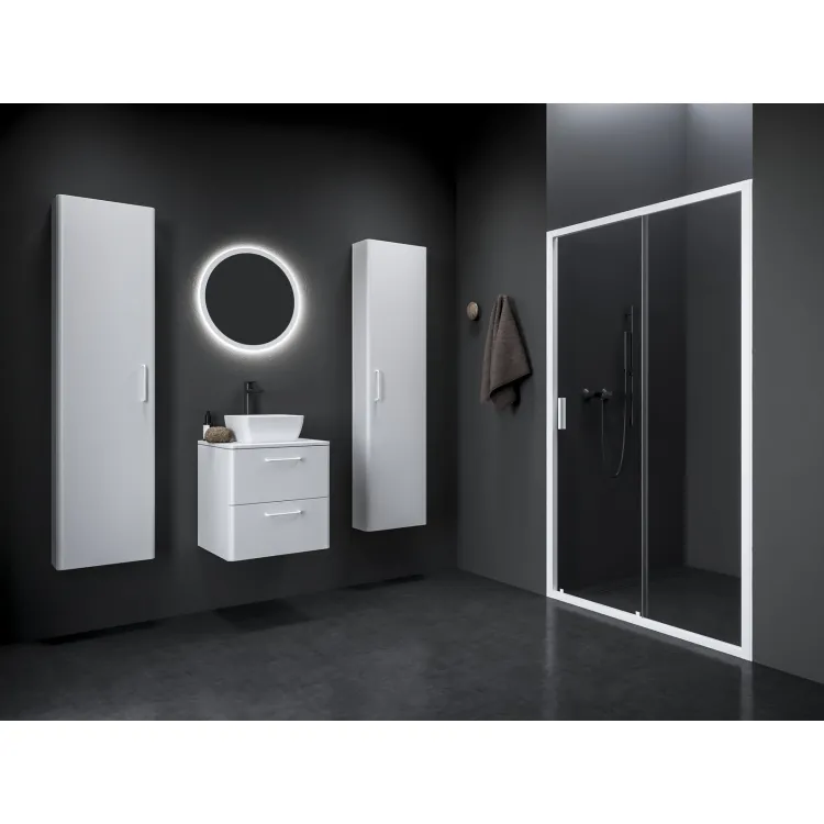 Dušas durvis RAVAK Blix II NBLDP2 120cm, balts