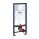 Komplekts Ravak Chrome AquaSpin + Grohe rāmis ar baltu pogu 38722001
