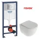 Komplekts Ravak Chrome AquaSpin + Grohe rāmis ar hromētu pogu 39501000