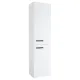 Vannas istabas augstais skapis RAVAK SB Chrome 350 R, balts/melns