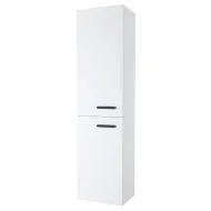 Vannas istabas augstais skapis RAVAK SB Chrome 350 L, balts/melns