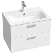 Vannas istabas skapītis izlietnei RAVAK SD 700 Chrome II, balts/hroms