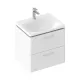 Vannas istabas skapītis ar izlietni RAVAK SD Balance 600x465mm H, balts/hroms