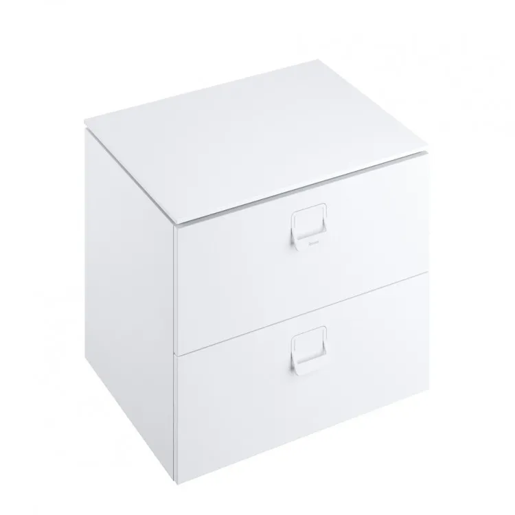 Darba virsma no impregnētās plāksnes MFPB Ravak Comfort 600 60cm, balta