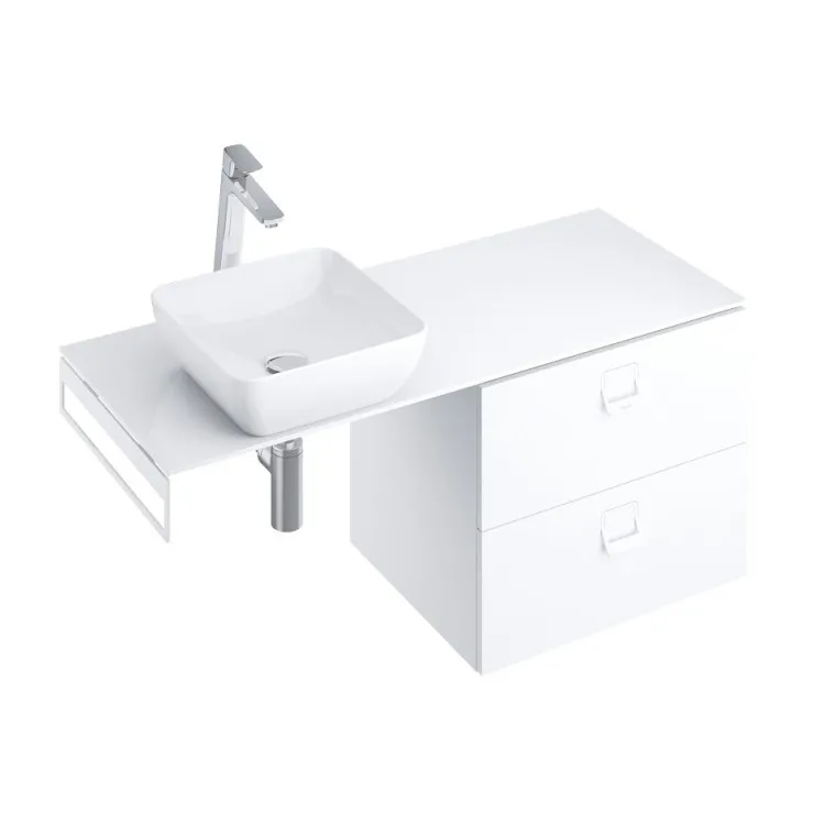 Darba virsma no impregnētās plāksnes MFPB Ravak Comfort 1200 120cm, balta