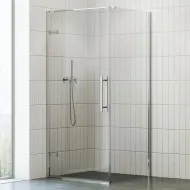 Dušas stūris taisnstūra Ravak Cool COSD1+COPS 90x90cm, hroms