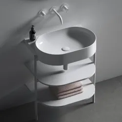 Sifona izplūde Ravak Flat, balta keramika