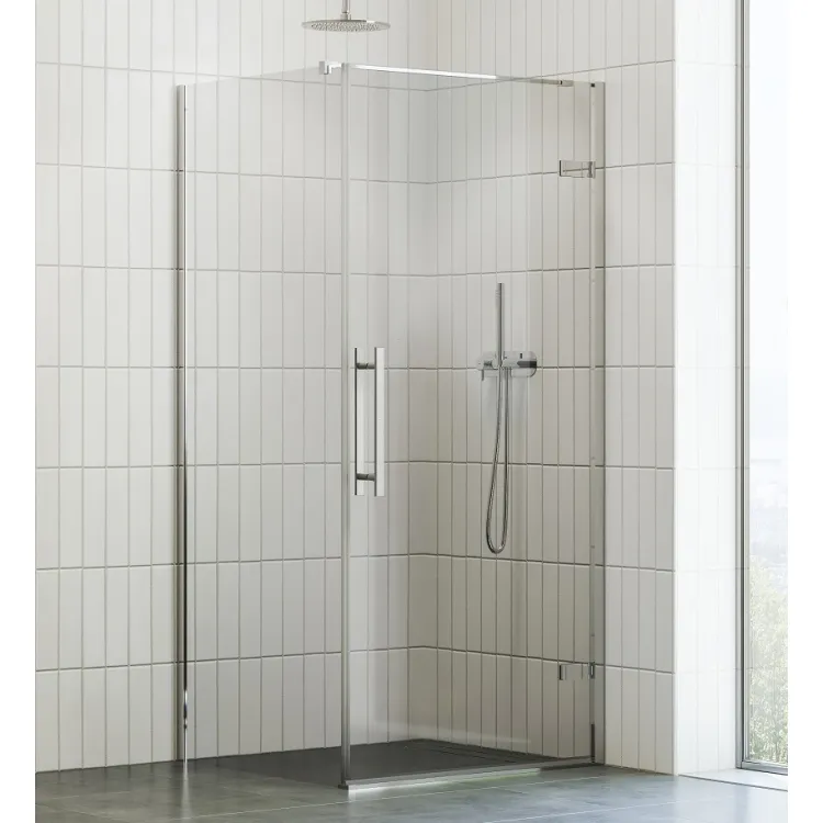 Dušas stūra komplekts kvadrātveida RAVAK Cool COSD1+COPS 90x90 cm ar paliktni