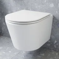 Tualetes pods piekaramais Ravak LIFE RimOff ar Soft Close vāku, balts