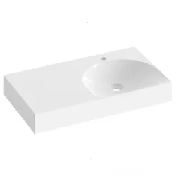 Vannas istabas izlietne RAVAK LITE 800/450 L 80x45 cm, XJXL1280000