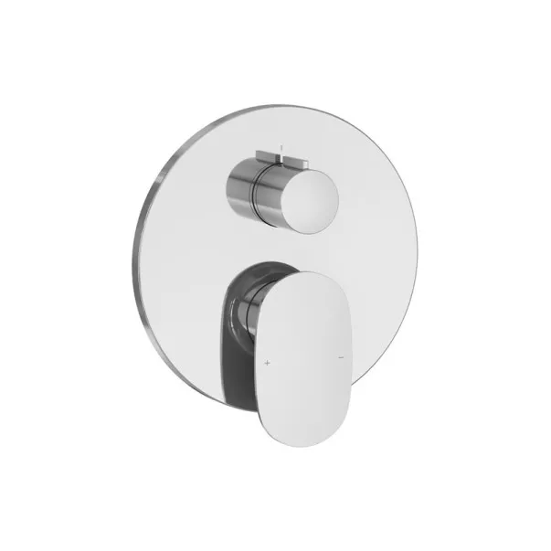 Iebūvējams vannas/dušas maisītājs RAVAK SPRING SG 065.00CR.O2, hroms