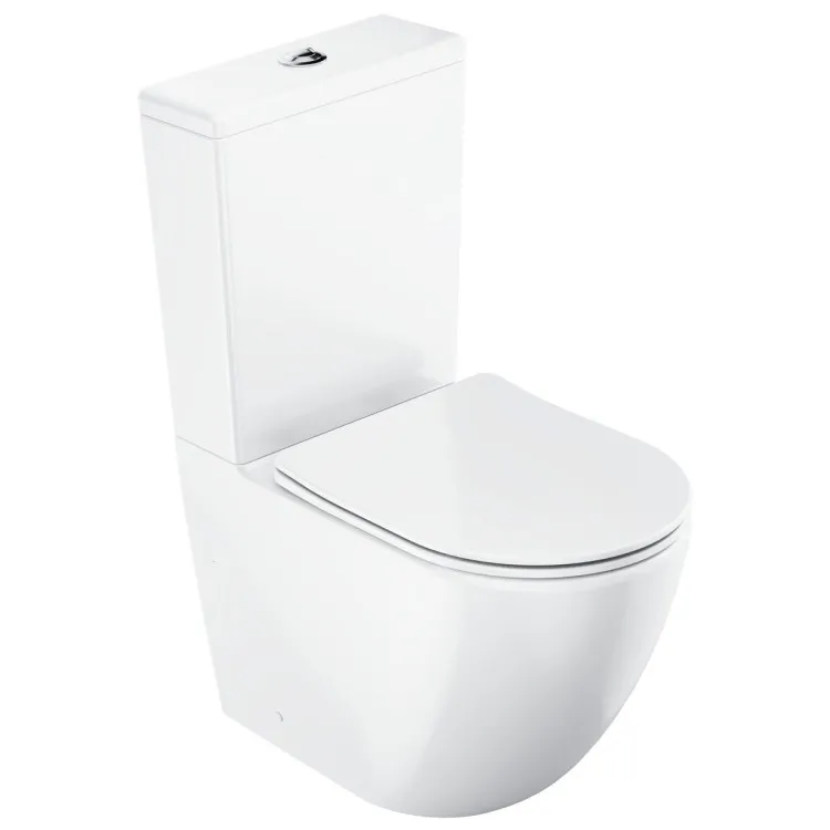 Tualetes pods Ravak Optima RimOff ar Soft Close/QR poda vāku, X01870