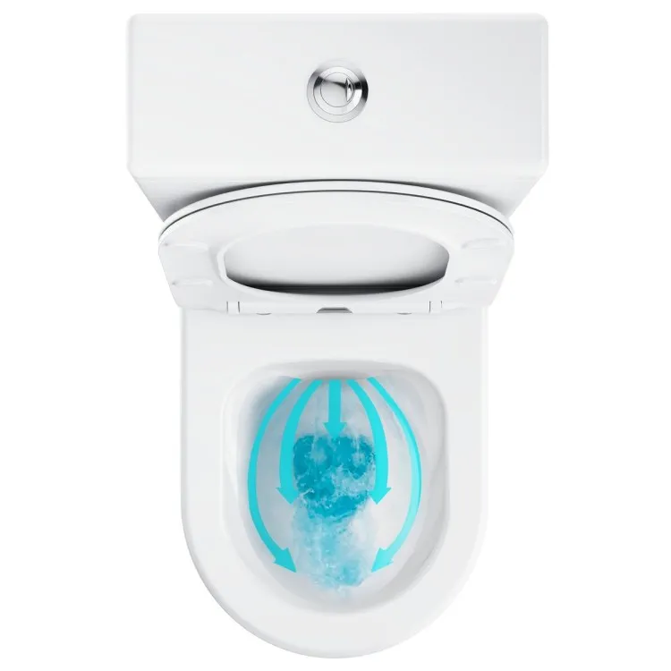 Tualetes pods Ravak Optima RimOff ar Soft Close/QR poda vāku, X01870