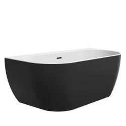 Brīvi stāvoša vanna Ravak FREEDOM W Black 166x80 cm, black