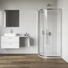 Ravak Flex FLCP4CH1-90 R500 pusapaļš dušas stūris 90 x 90 cm, hroms