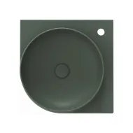 Vannas istabas stūra izlietne Ravak Yard 450 C 45x45 cm, Grey Green