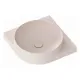 Vannas istabas stūra izlietne Ravak Yard 450 C 45x45 cm, Alabaster Pink