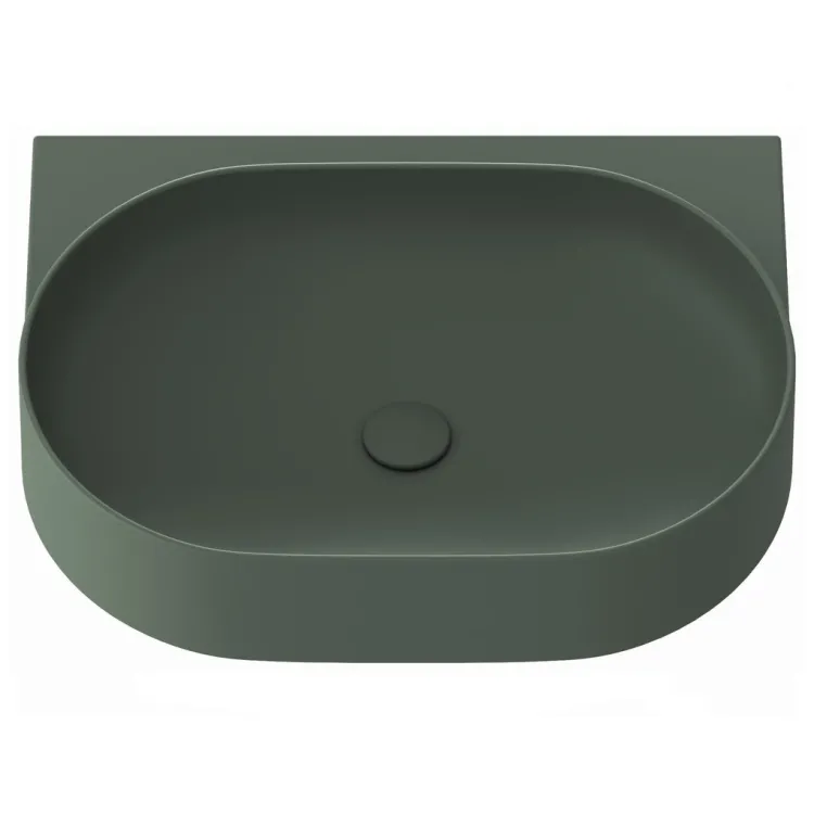 Vannas istabas izlietne RAVAK YARD 600 60.5x50 cm, grey green