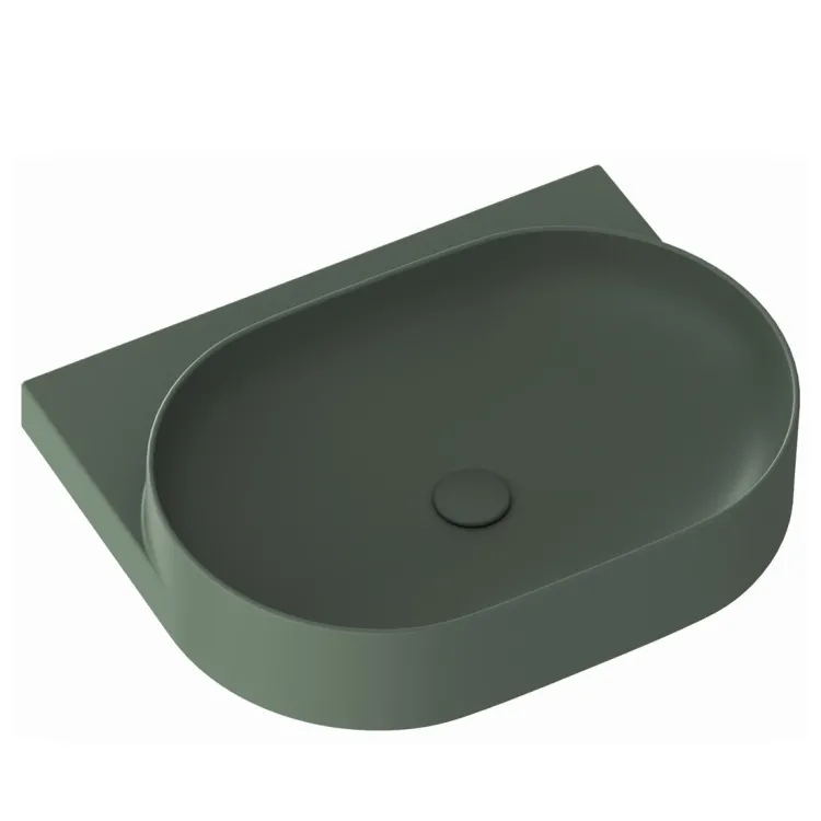Vannas istabas izlietne RAVAK YARD 600 60.5x50 cm, grey green