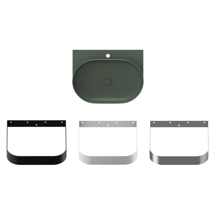 Vannas istabas izlietne RAVAK YARD 600 60.5x50 cm, grey green