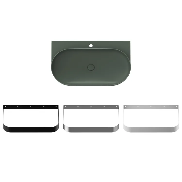 Vannas istabas izlietne RAVAK YARD 800 80.5x50 cm, grey green