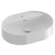 Vannas istabas uzliekamā izlietne Ravak Ceramic 550 O Slim Shelf 55x40 cm