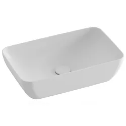Vannas istabas uzliekamā izlietne Ravak Uni 500R Slim 50x31cm, balta matēta