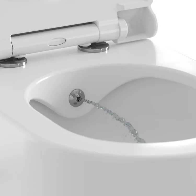 Tualetes pods piekaramais ar bidē funkciju Ravak Uni Chrome RimOff, X01912
