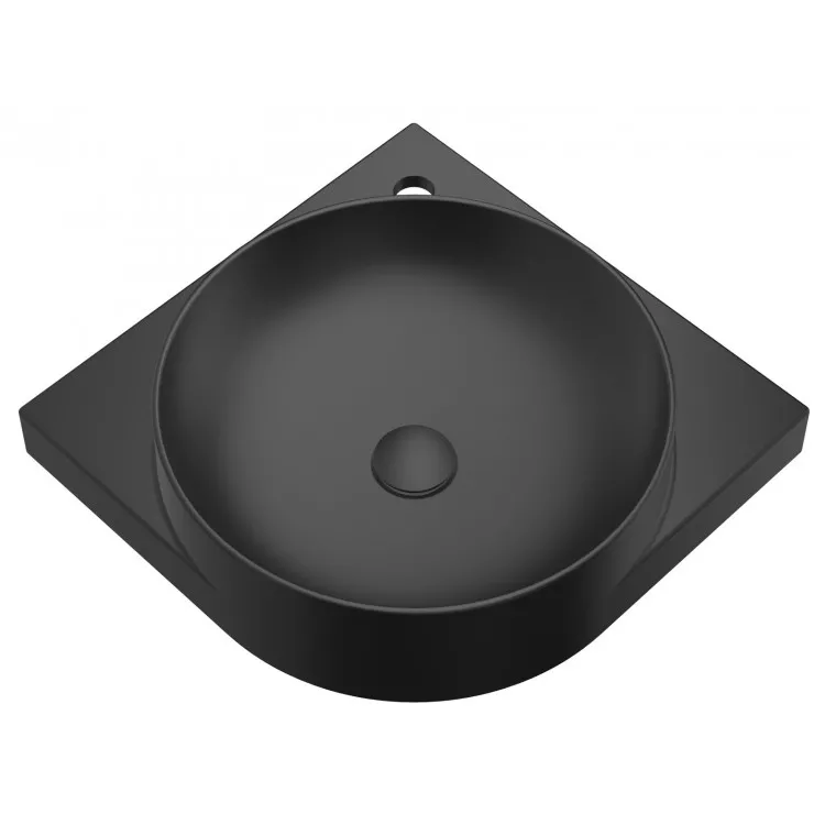 Vannas istabas stūra izlietne Ravak Yard 450 C 45x45 cm, melna XJX0D245000
