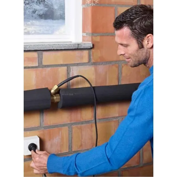 Cauruļu aizsardzības komplekts pret sasalšanu FrostGuard-8M 8 metri 80/160W