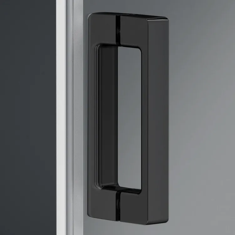 Dušas durvis bīdāmās Roth Cariba Line CI D2L 1500, melns matēts