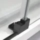 Dušas durvis bīdāmās Roth Cariba Line CI D2L 1500, melns matēts