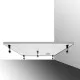 Roth MARMO NEO SQUARE-S 800x800 mm lietā marmora dušas paliktnis