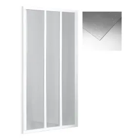 Dušas durvis Roth LD3/800 80cm, balts/polistirols
