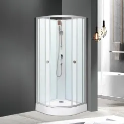 Roth NOVA dušas kabīne 90x90 cm ar 2 bīdāmām durvīm, 4000943