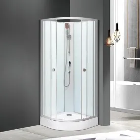 Roth NOVA dušas kabīne 90x90 cm ar 2 bīdāmām durvīm, 4000943