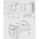 Sadzīves ventilators S&P SILENT DUAL 100, ar kustības un mitruma sensoru