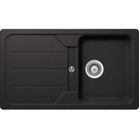 Virtuves izlietne Schock FORMHAUS D-100, 86x50cm Nero