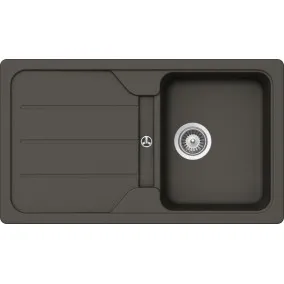 Virtuves izlietne Schock FORMHAUS D-100, 86x50cm Asphalt