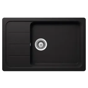 Virtuves izlietne Schock FORMHAUS D-100LS 78x50cm, nero